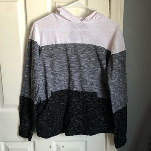 Men’s Large hooded long sleeve